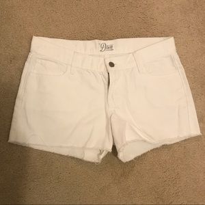 Old Navy - White cutoff Jean Shorts